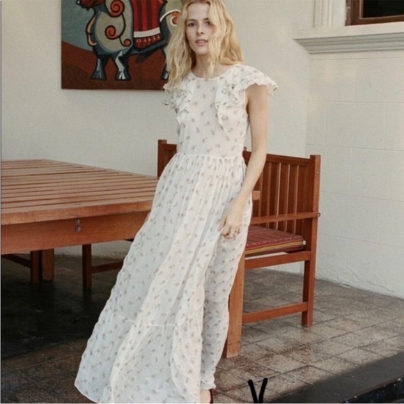 Doen Dresses & Skirts - NWT Doen maxi ruffle dress